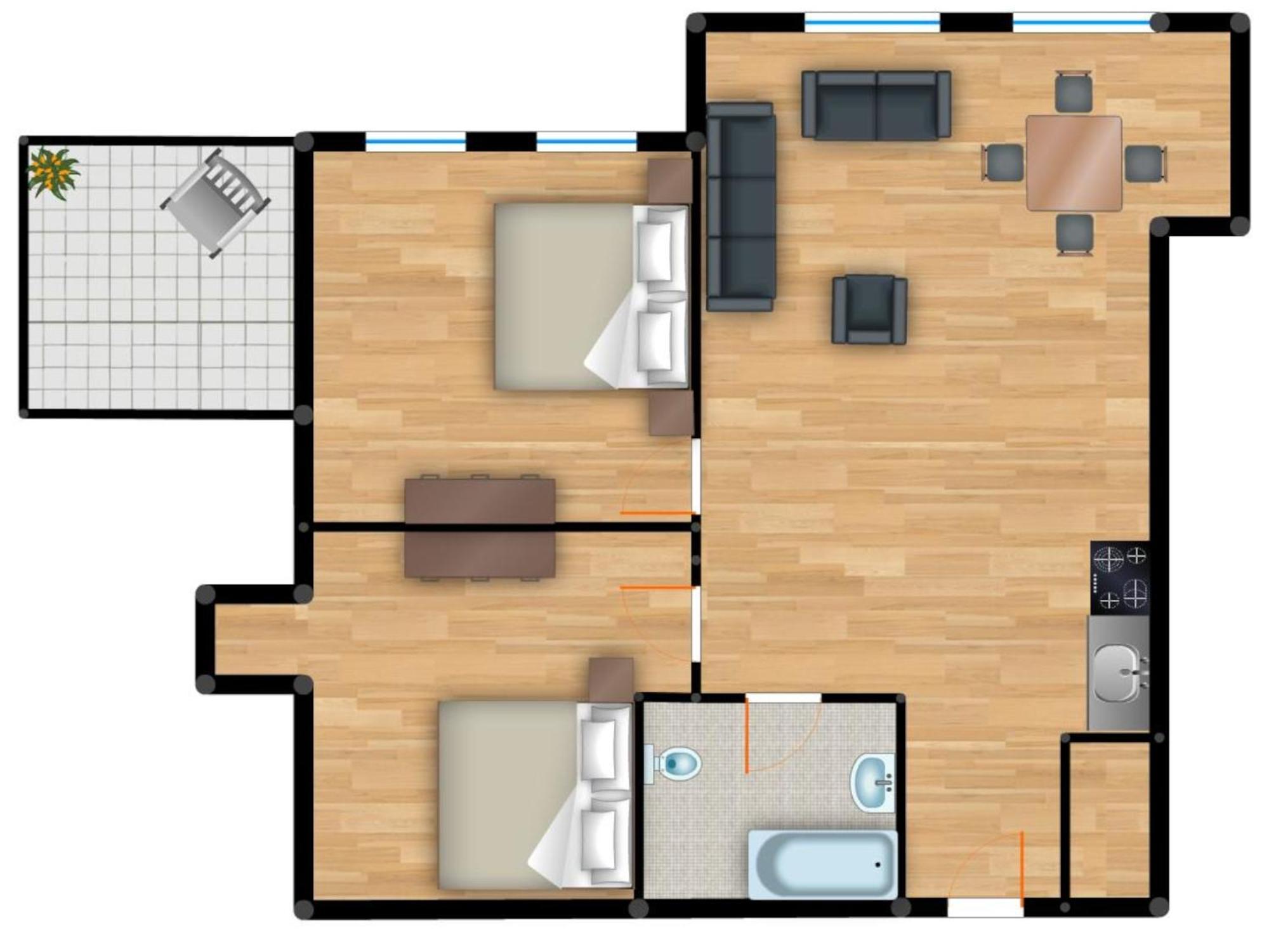 밤 Residenz Kuempel 아파트 외부 사진